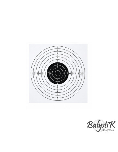 Balystik Cibles papier de rechange - 100pcs