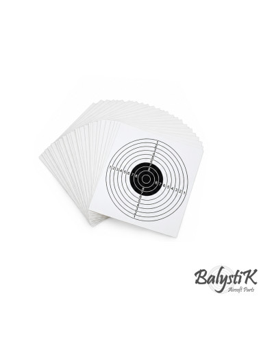 Balystik Cibles papier de rechange - 100pcs