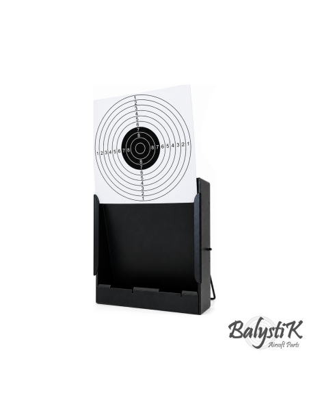 Balystik Metal target with replacement paper target 14*14cm