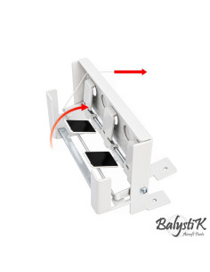 Balystik Biathlon-style steel target – 5 shots 2