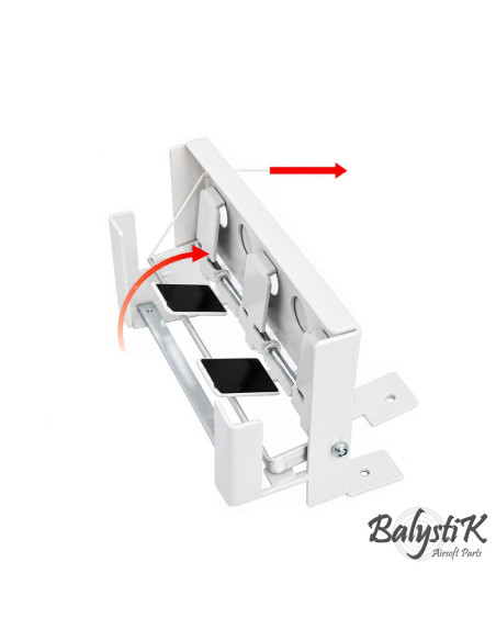 Balystik Biathlon-style steel target – 5 shots