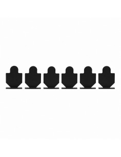 Foyoto Set of 6 metal military-style silhouette targets