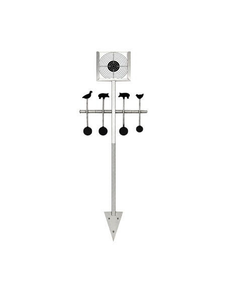 Foyoto Cible en métal rotative avec cible papier