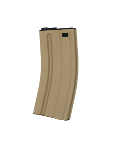 Battleaxe chargeur métal Mid-cap 150 billes type STANAG pour M4 AEG - Tan