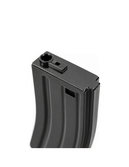 Battleaxe chargeur métal Mid-cap 150 billes type STANAG pour M4 AEG - Noir