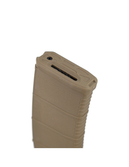 Battleaxe chargeur Hi-cap 350 billles pour M4 AEG - Tan