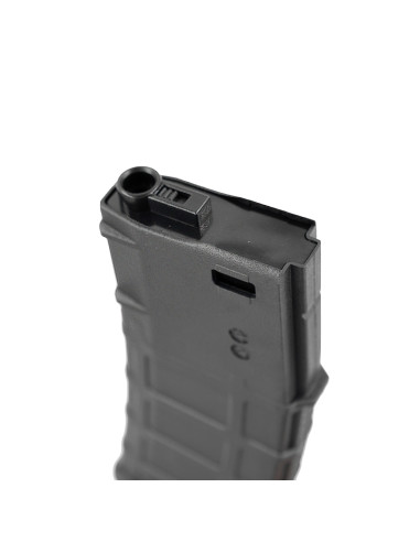 Battleaxe Chargeur Mid-cap 150 billes type PMAG pour M4 AEG - Noir