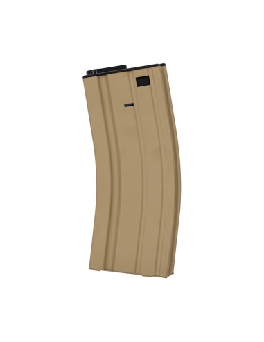 Battleaxe Mid-cap 60bbs metal STANAG type magazine for M4 AEG - Tan