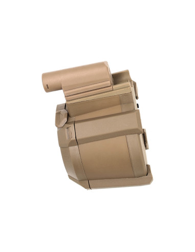 Battleaxe 1300bbs Electric drum magazine for Shotgun - Tan