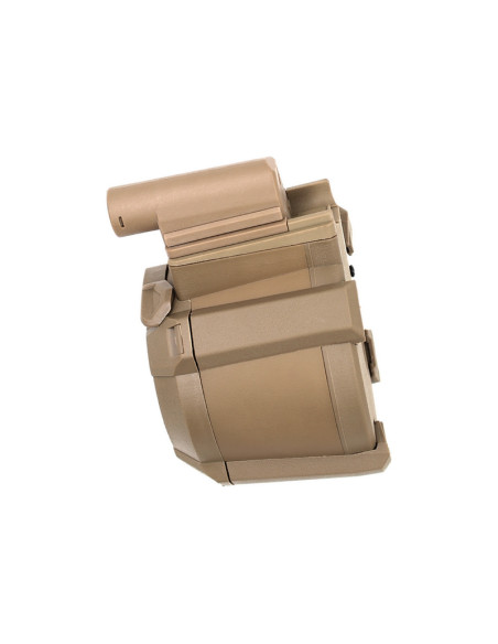 Battleaxe 1300bbs Electric drum magazine for Shotgun - Tan