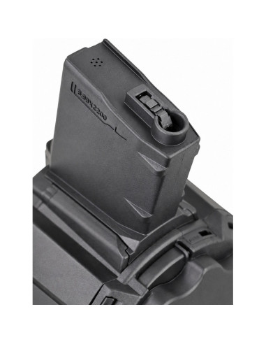 Battleaxe 3000rds Electric double drum magazine for M4/M16 - Black