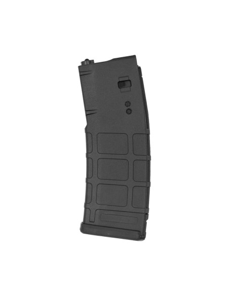 Battleaxe Midcap 120bbs PMAG type magazine for M4 AEG - Black