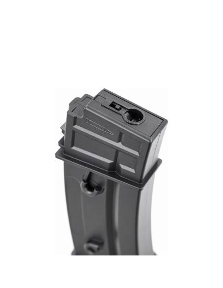Battleaxe Mid-cap 50bbs magazine for G36 AEG - Black
