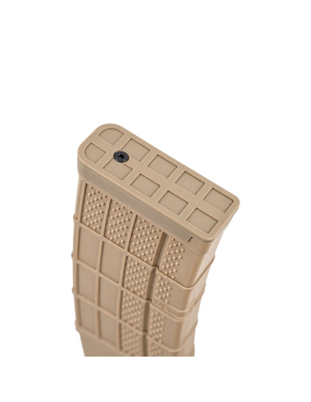 Battleaxe Mid-cap 200bbs Lancer L5 type magazine for M4 AEG - Tan