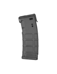Battleaxe Mid-Cap 130bbs PMAG type magazine with dust cover for M4 AEG - Black