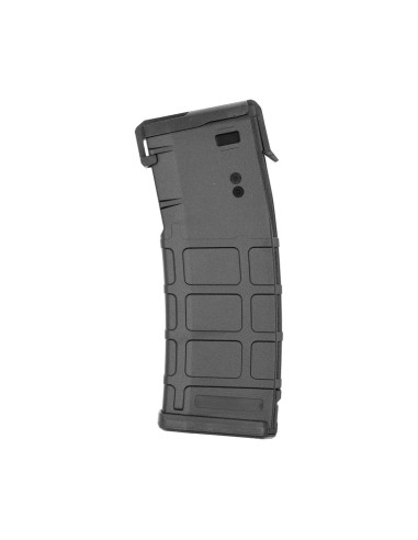 Battleaxe Mid-Cap 130bbs PMAG type magazine with dust cover for M4 AEG - Black
