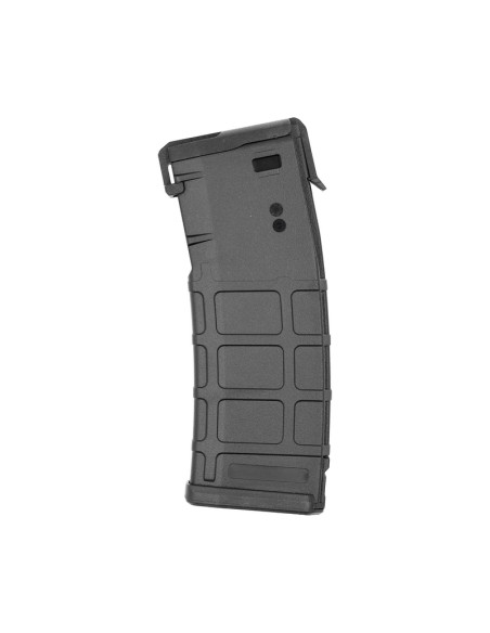 Battleaxe Chargeur Mid-cap 130 billes type PMAG avec dust cover pour M4 AEG - Noir