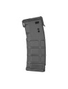 Battleaxe Mid-Cap 130bbs PMAG type magazine with dust cover for M4 AEG - Black