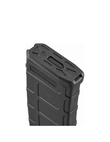 Battleaxe Mid-Cap 130bbs PMAG type magazine with dust cover for M4 AEG - Black