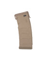 Battleaxe Hi-Cap 350bbs PMAG type magazine with Dust cover for M4 AEG - Tan