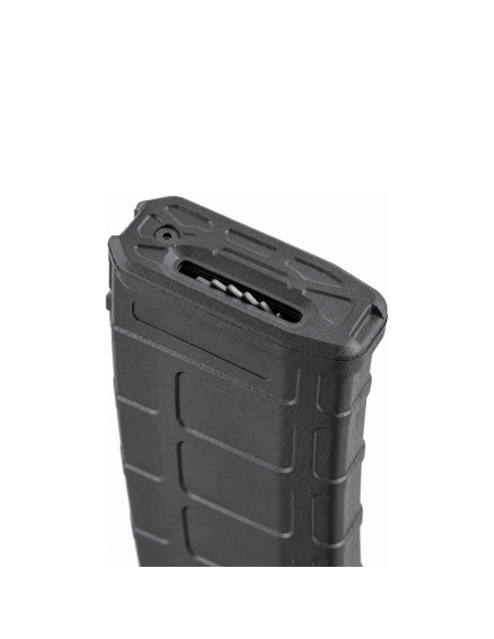 Battleaxe Hi-Cap 350bbs PMAG type magazine with Dust cover for M4 AEG - Black