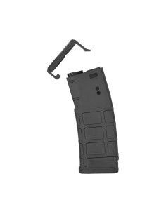 Battleaxe Chargeur Hi-Cap 350 billes type PMAG avec Dust cover pour M4 AEG - Noir 2