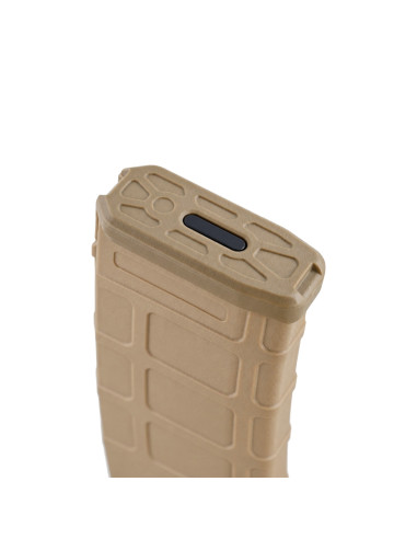 Battleaxe Chargeur Mid-Cap 130 billes type PMAG pour M4 AEG - Tan