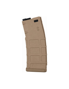 Battleaxe Chargeur Hi-Cap 350 billes type PMAG pour M4 AEG - Tan