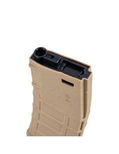 Battleaxe Chargeur Hi-Cap 350 billes type PMAG pour M4 AEG - Tan 2