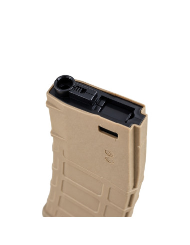 Battleaxe Chargeur Hi-Cap 350 billes type PMAG pour M4 AEG - Tan