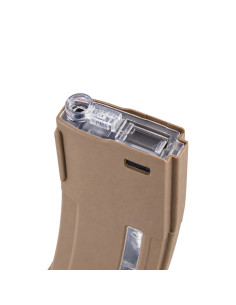 Battleaxe Chargeur Hi-cap 400 billes pour M4 AEG - Tan 2