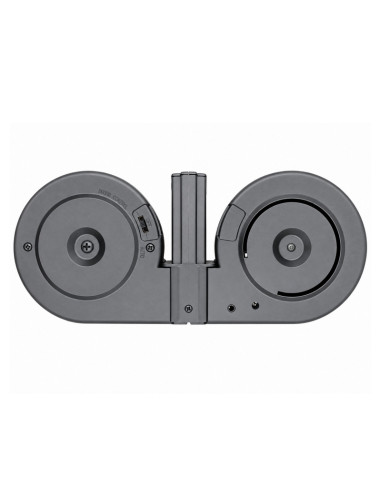 A&K 2500rds Double electric drum for M4 - Black