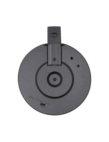 A&K Drum électrique 2500 billes pour M4 - Noir