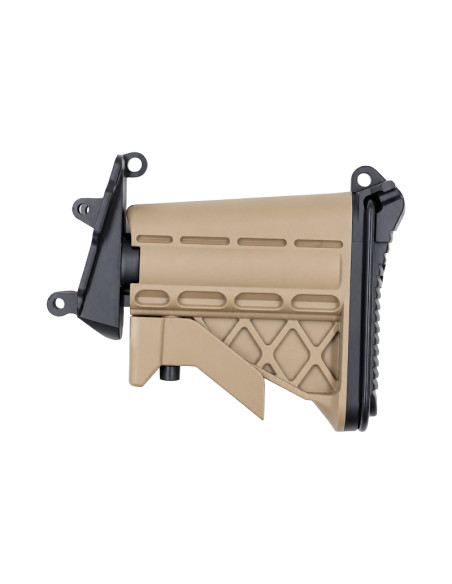A&K SF type stock for M249 - Tan