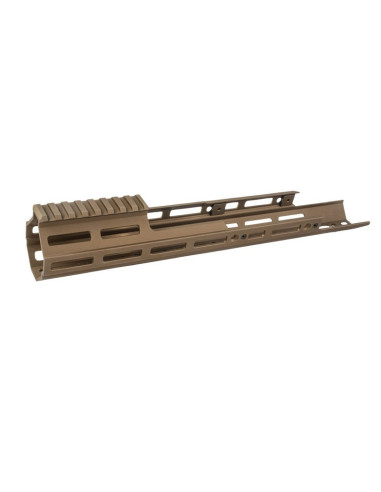 Airsoft Artisan M-Lok long handguard for SCAR AEG / GBBR WE / VFC - Tan
