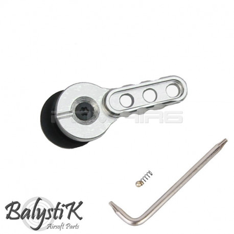 Balystik selecteur de tir CNC pour M4 AEG (Silver) - 