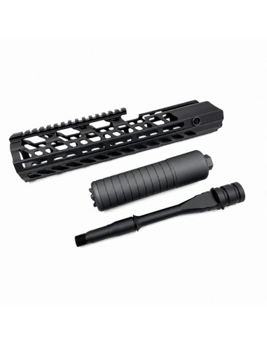 Airsoft Artisan 12 Inch SUR300 handguard set for MCX Virtus Sig Air AEG - Black