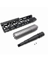 Airsoft Artisan 10 Inch SUR300 handguard set for MCX Virtus Sig Air / VFC - Black