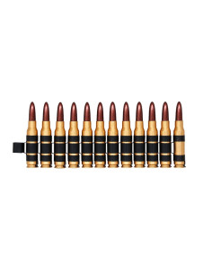 Battleaxe Guirlande de cartouches 7.62 factices