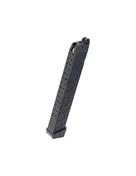 PH+ Honeycomb 50rds gas magazine for Glock VFC / TM / WE G-series - Black