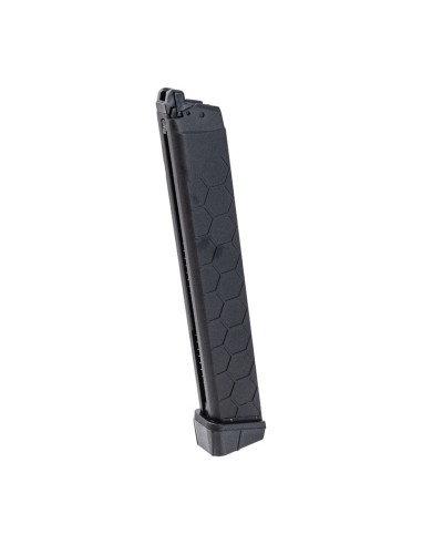 PH+ Honeycomb Chargeur gaz 50 billes pour Glock VFC / TM / WE G-series - Noir