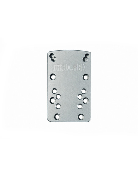 Dr.Black Red Dot Adapter Plate - Silver
