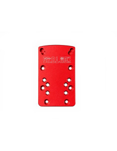 Dr.Black Plaque pour red dot - Rouge