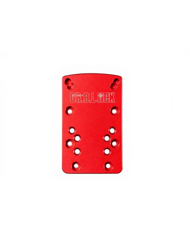 Dr.Black Plaque pour red dot - Rouge