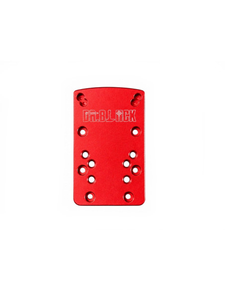 Dr.Black Plaque pour red dot - Rouge
