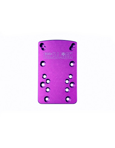 Dr.Black Red Dot Adapter Plate - Purple