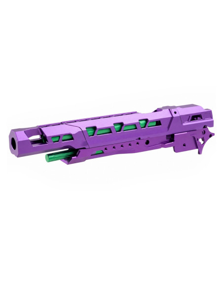 5KU Kit culasse et frame EX01 pour Hi-Capa Tokyo Marui GBB - Violet / Vert