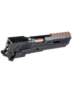 5KU Limcat Wildcat Slide and frame kit with RMR plate for 5.1 Marui Hi-Capa - Black / Bronze 2