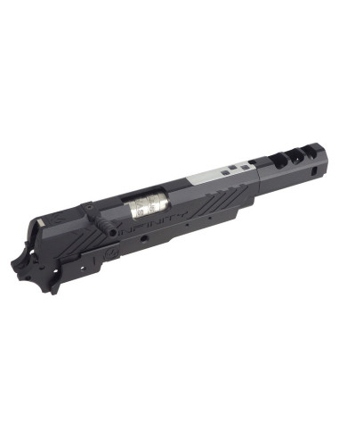 5KU Slide and frame CNC kit Infinity IMM for Hi-Capa 5.1 Tokyo Marui - Black / Silver