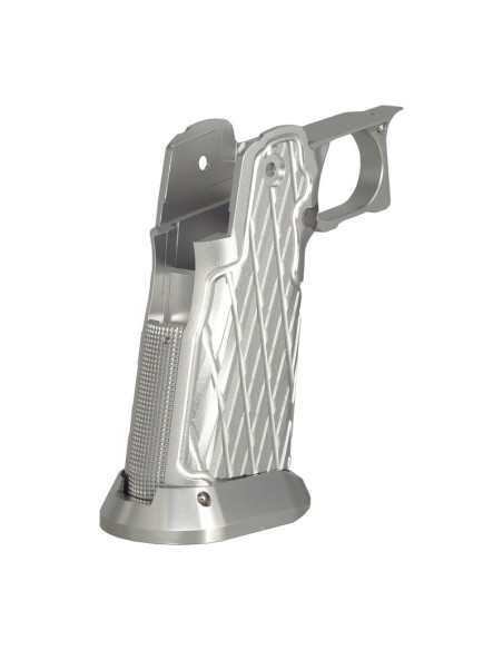 5KU Grip CNC Type 11 pour Hi-Capa Tokyo Marui - Silver